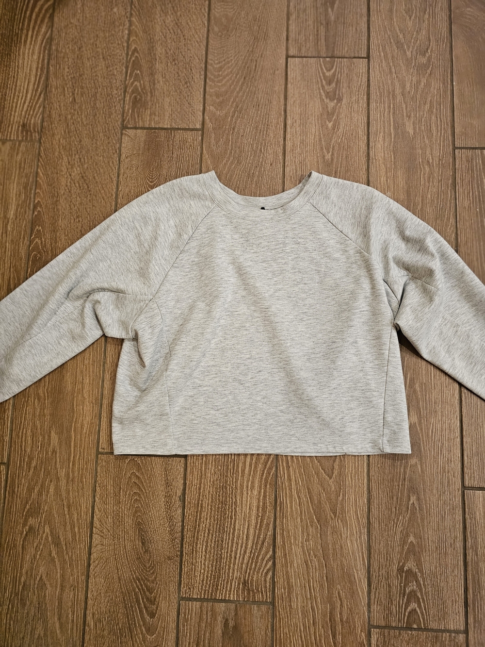 Express Light Heather Gray Crewneck Pullover